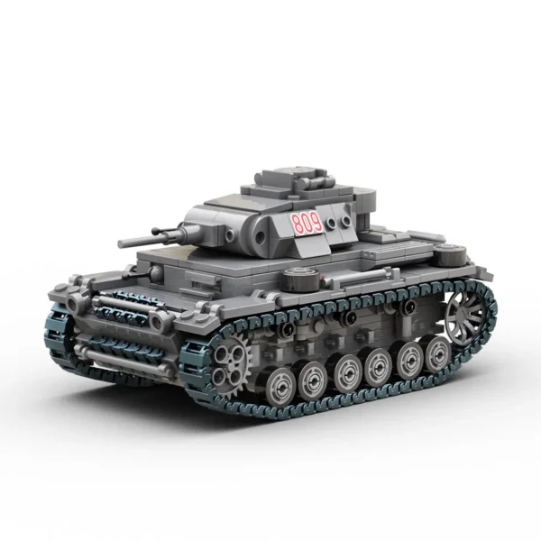WW2 Deutscher Panzer III Ausf.J Panzer BA0141