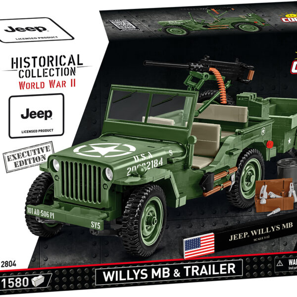 Cobi Willys MB & Trailer - Executive Edition 2804