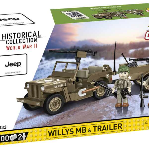 Cobi Willys MB & Trailer 3132