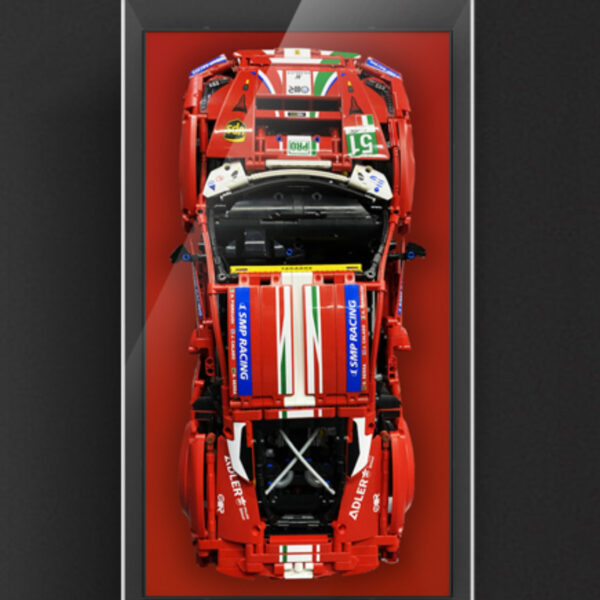 Lego Technic Ferrari 488 GTE „AF Corse #51“ 42125 Wandhalterung für Display