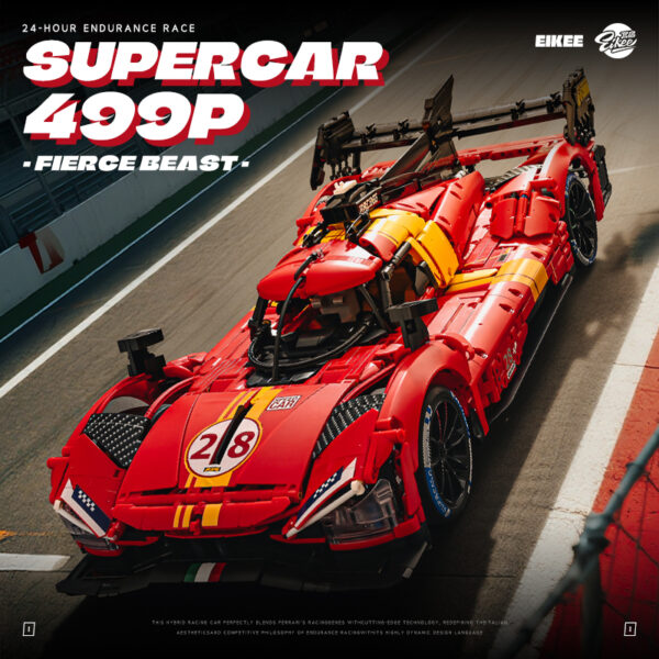 Eikee Y18080 Ferrari LEMANS 499P im Maßstab 1:8