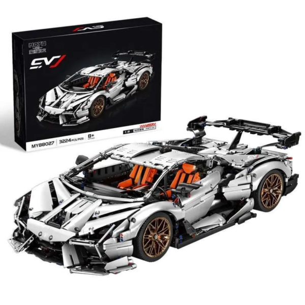 MOYU Supersportwagen in Silber | Set MY88027
