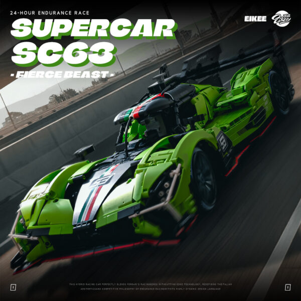 Eikee 1/8 Y18081 Le Mans [Lamborghini] SC63 Statische Version
