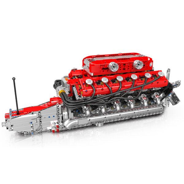 Mould King 10169 Motorisierter italienischer Superwagen mit V12-Motor | 3.472 Teile