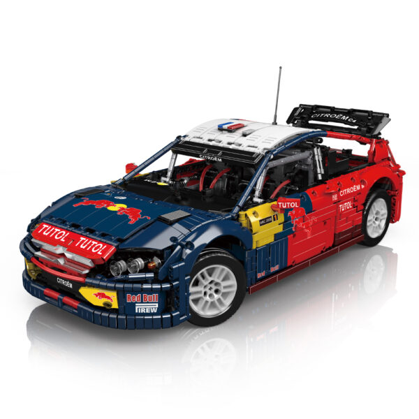 MOULD KING 13187 Ultimatives französisches C4 Rallye-Auto Modellbausatz | 4.606 Teile
