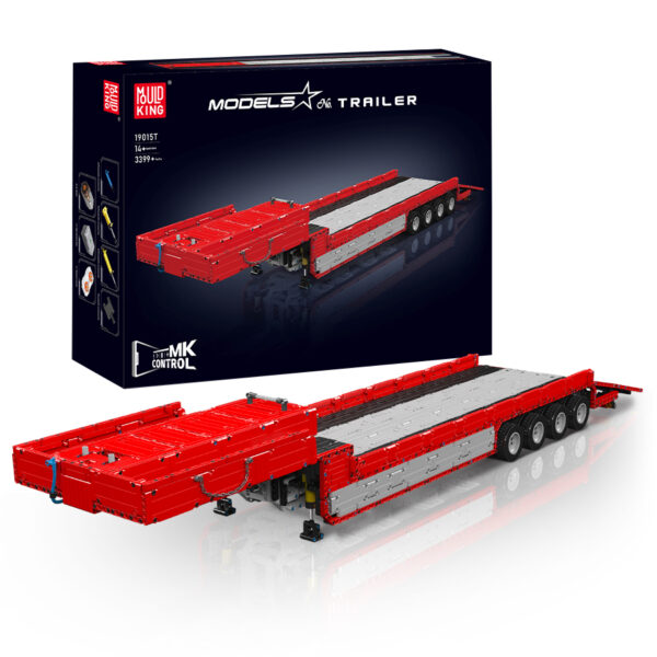 MOULD KING 19015T FH16 Pneumatischer Anhänger Bausatz | 3.399 Teile