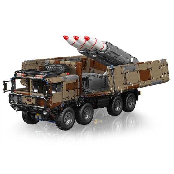 MOULD KING 20044 8x4 RC Raketen-LKW Militär-Bausatz | 3.594 Teile