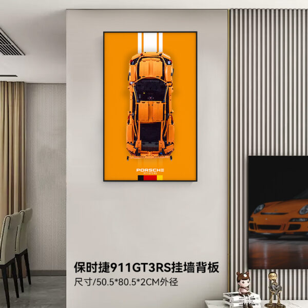 LEGO 42056 Porsche 911 GT3 Wanddisplay