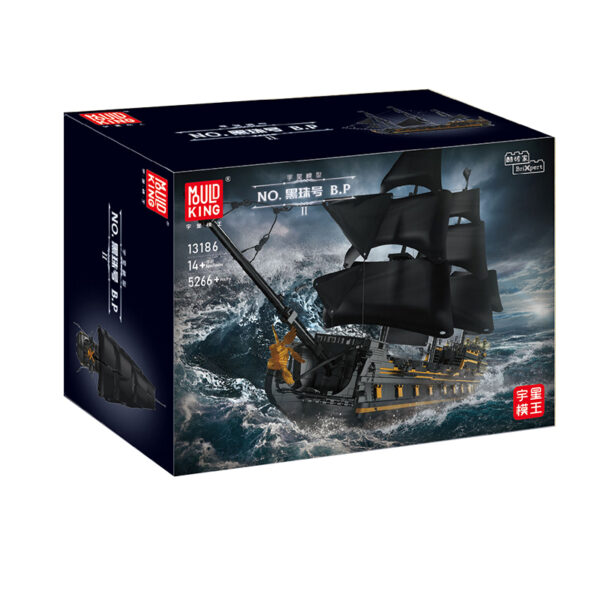 MOULD KING 13186 Piraten Black Pearl Schiff B.P Ⅱ mit 4794 Teilen
