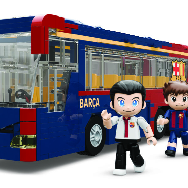 FC Barcelona Mannschaftsbus mit Lizenz B1125