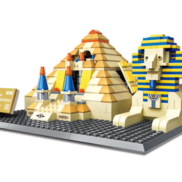 WANGE 4210 Pyramiden von Gizeh, Ägypten Bausteine