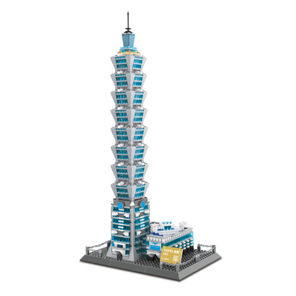 WANGE Architecture: Taipei 101 3D-Bausatz mit 1511 Bausteinen