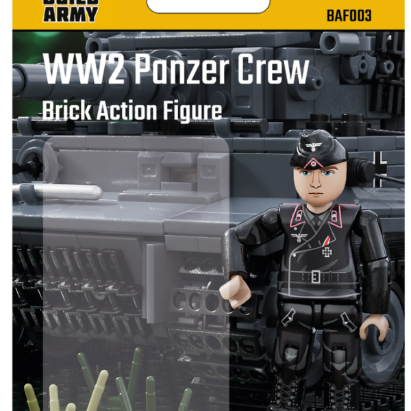 Brick Action Figure: Deutsche Panzerbesatzung aus dem Zweiten Weltkrieg (Mittelfigur) BAF003