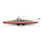 Reobrix Bismarck Battleship 1:300 World of Warships R77051