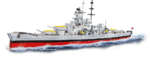 Cobi Battleship Gneisenau 4835