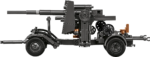 Cobi 8.8 cm Flak 18 with Carriage 3140