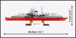 Cobi Battleship Tirpitz 4853