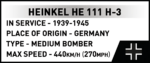 Cobi Heinkel HE 111 H-3 5772